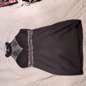 Short, black, homecoming dress